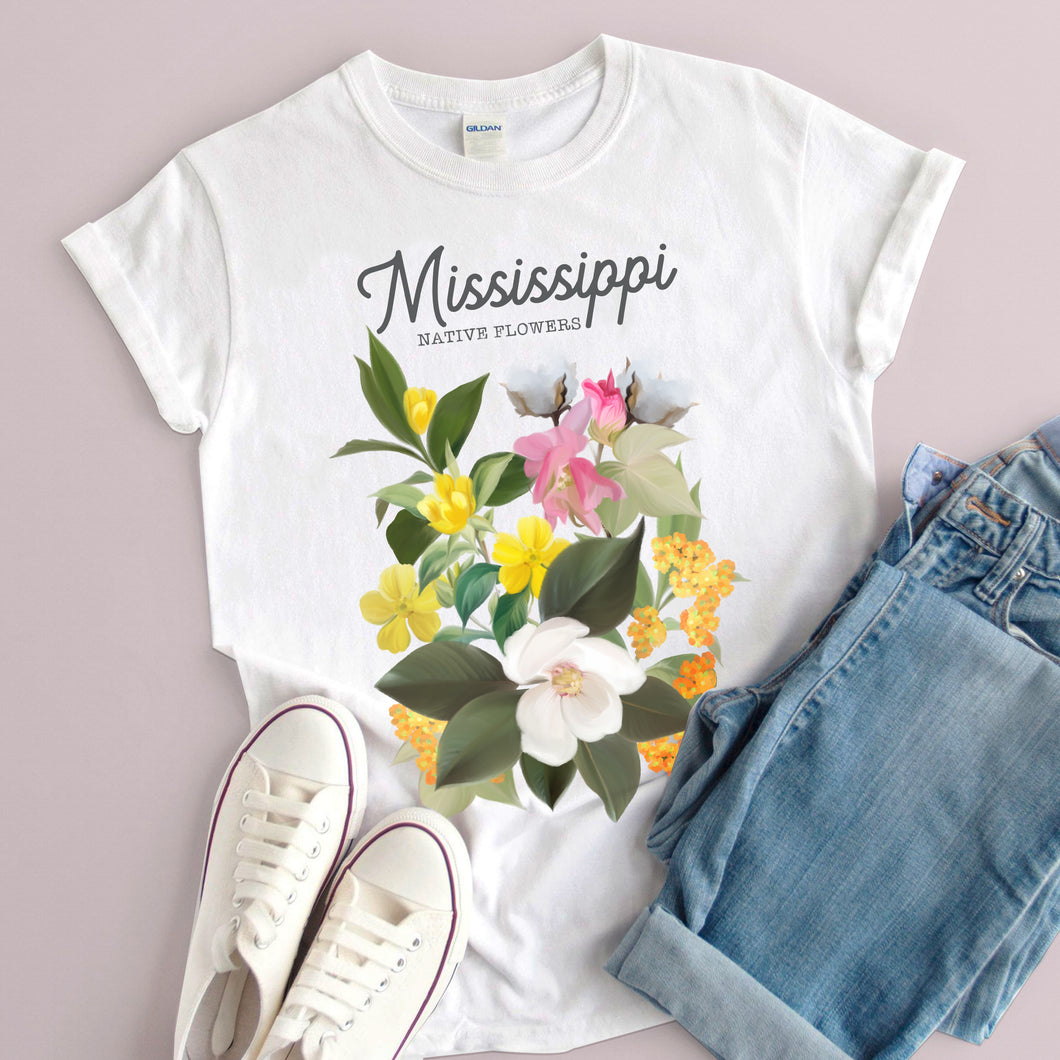 Mississippi Native Flower T-shirt