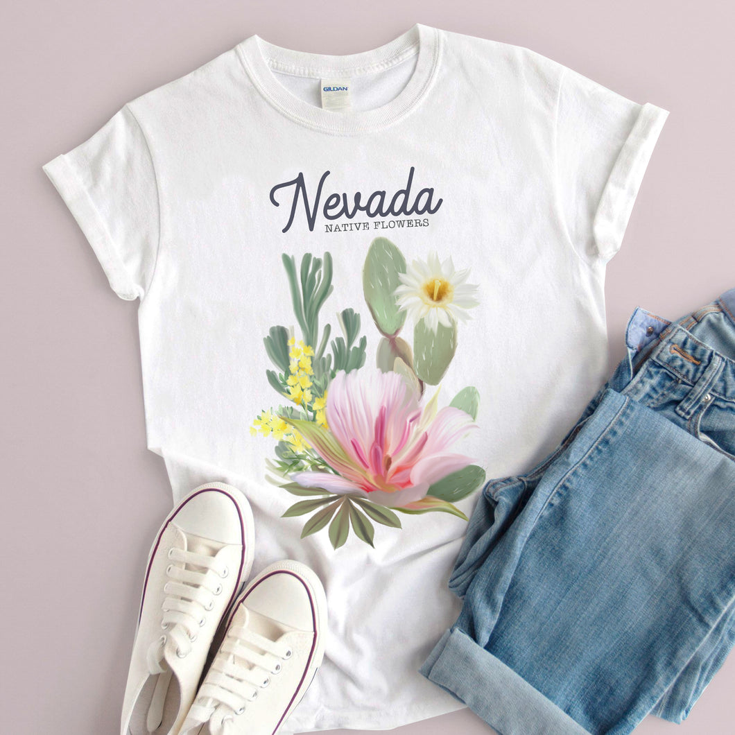 Nevada Native Flower T-shirt