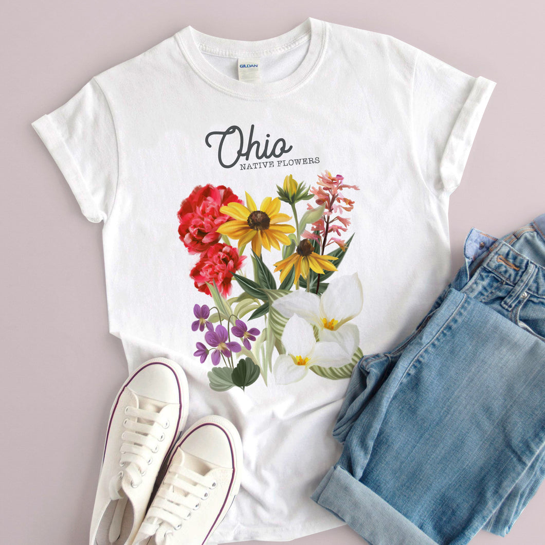 Ohio Native Flower T-shirt
