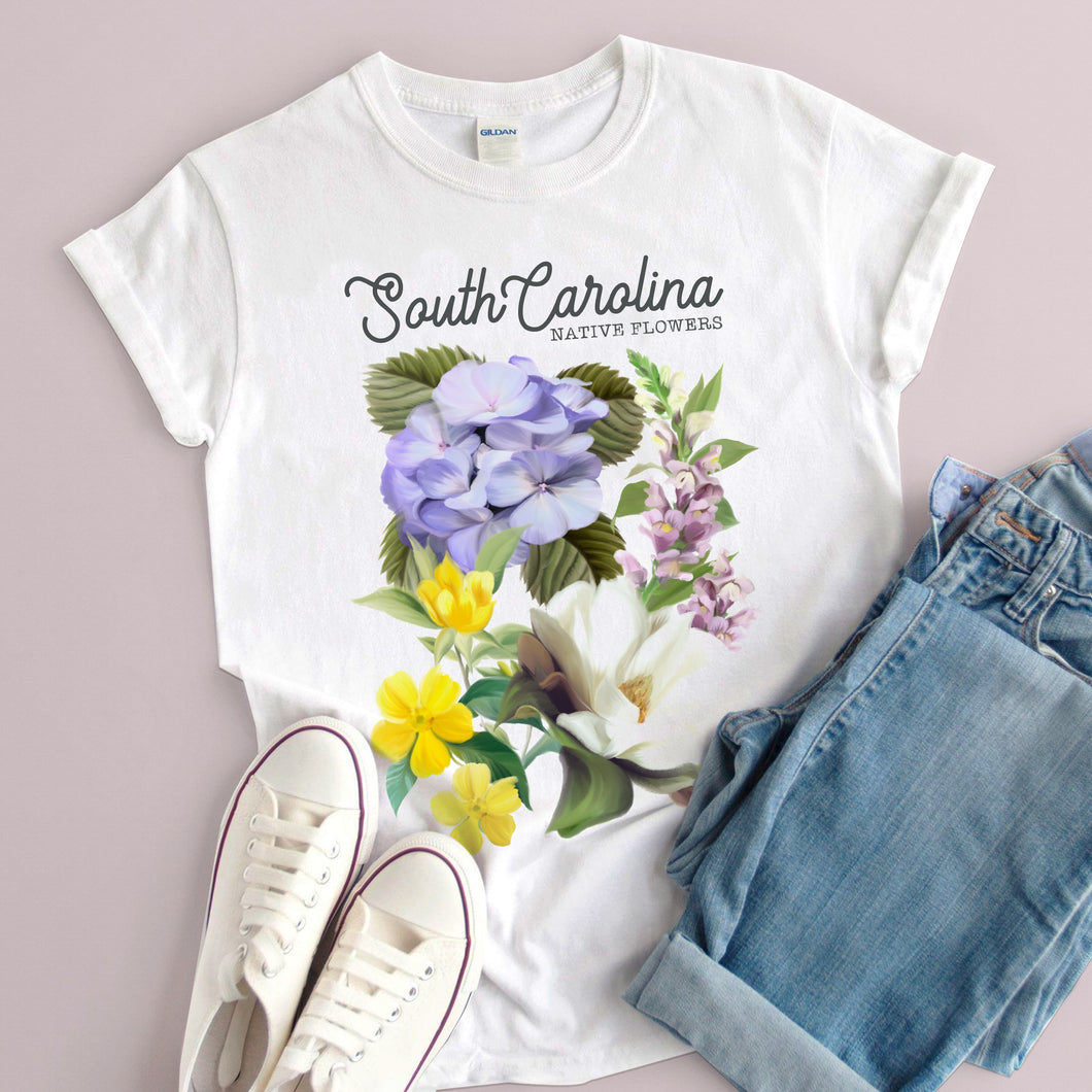 South Carolina Native Flower T-shirt