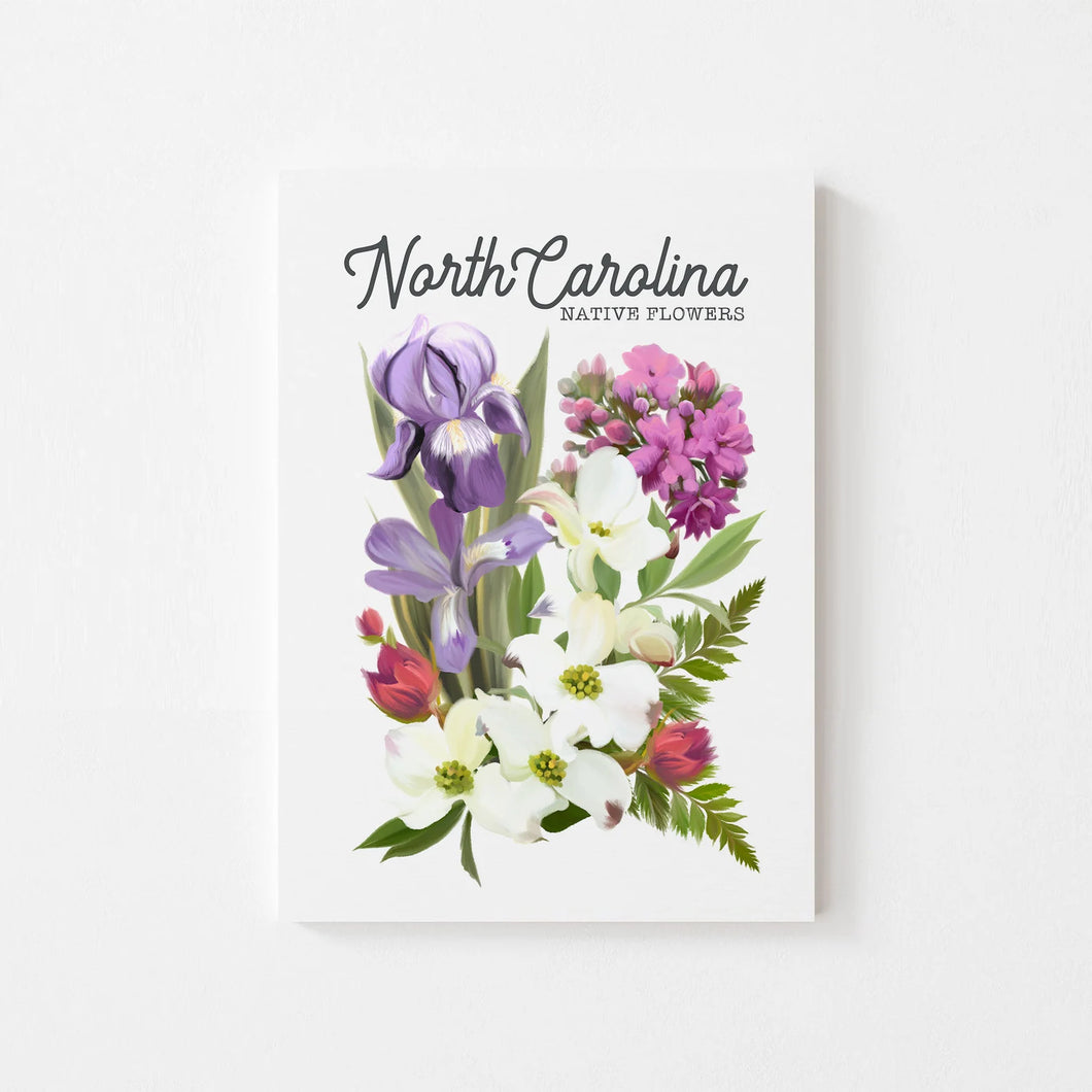North Carolina Native Flower Art Print