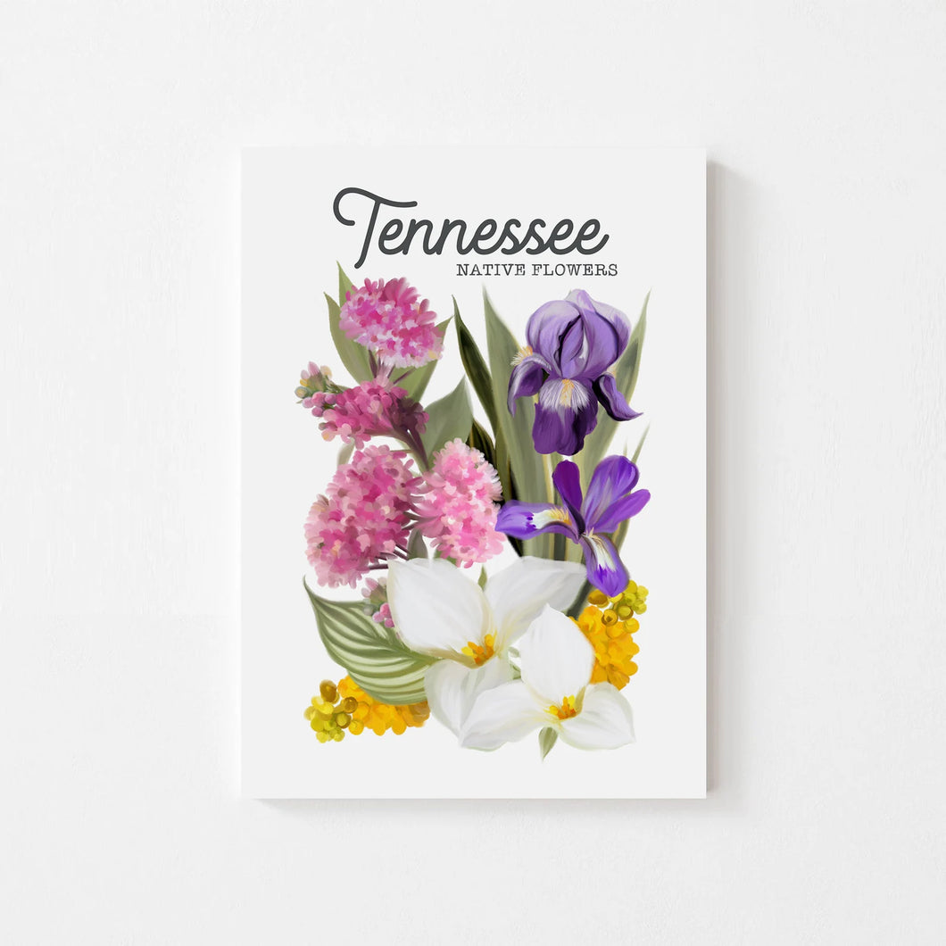 Tennessee Native Flower Art Print