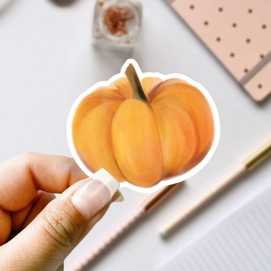 Pumpkin Sticker for Laptops and Waterbottles